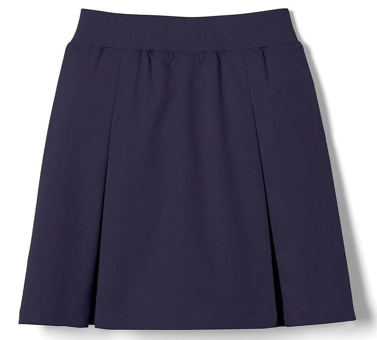 French Toast® - French Toast Girls School Uniform Pull-On Kick Pleat Performance Scooter Skort - Navy (With Shorts Under) - SX9273