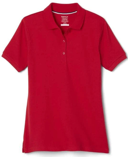 French Toast® - French Toast Girls School Uniform Short Sleeve Stretch Piqué Polo - SA9403