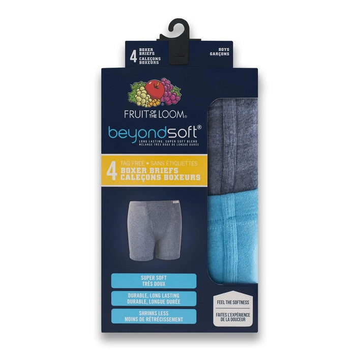 Fruit of the Loom® - Fruit of the Loom Boys Beyondsoft Boxer Briefs - 4 Pack