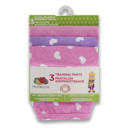 Fruit of the Loom® - Fruit of the Loom Toddler Girls Training Panties - 3 pack