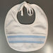 Gaby® - Gaby Cotton Bib - White Blue Stripes - Made in Italy