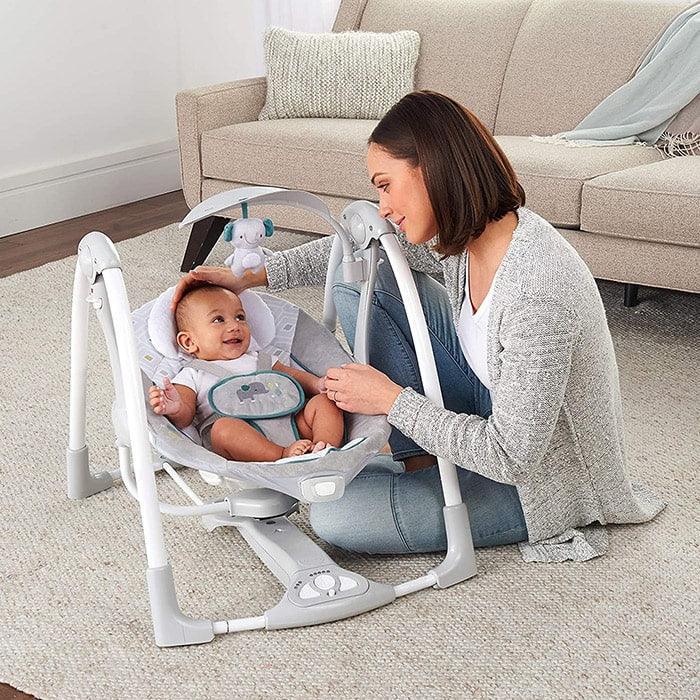 Ingenuity by Bright Starts® - Ingenuity by Bright Starts Vibrating Seat & Swing - ConvertMe Swing-2-Seat - Nash