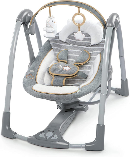 Ingenuity® - Ingenuity Boutique Collection Swing 'n Go Portable Swing - Bella Teddy