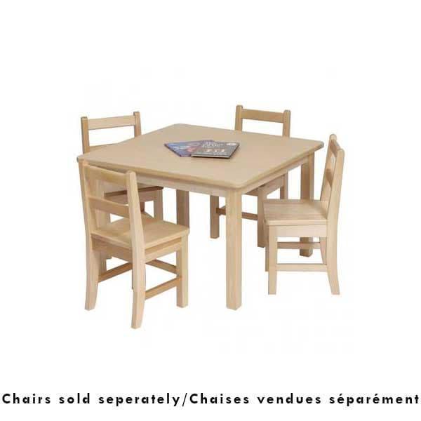 J.B. Poitras® - J.B. Poitras Classroom Square Table
