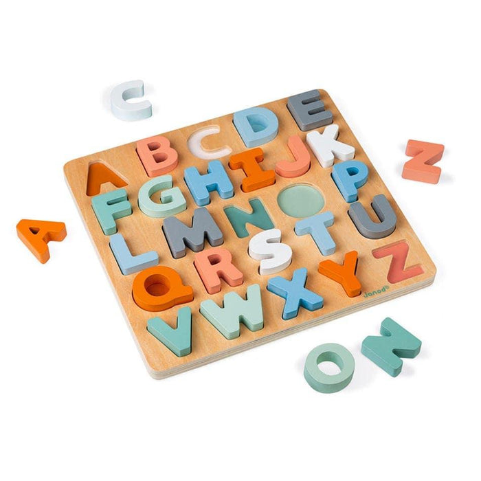 Janod® - Janod Alphabet Wooden Puzzle - Sweet Cocoon