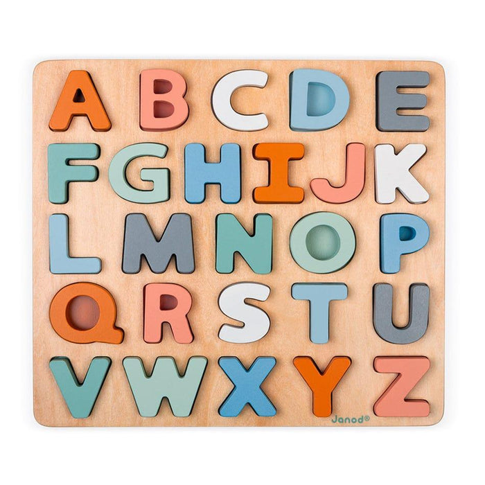 Janod® - Janod Alphabet Wooden Puzzle - Sweet Cocoon