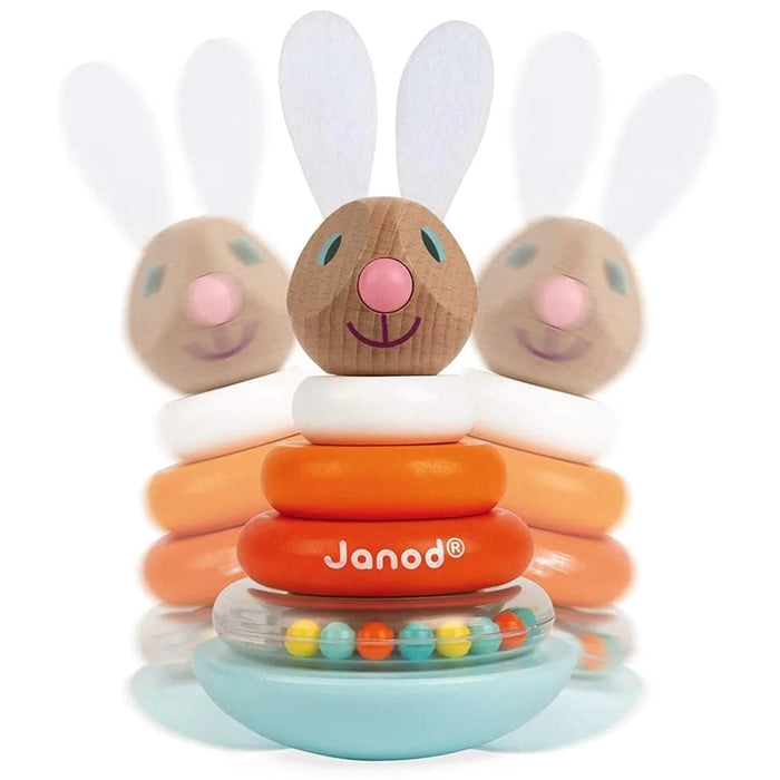 Janod® - Janod Wooden Stackable Roly-Poly Rabbit