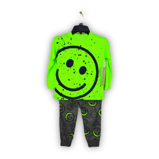 Jellifish - Green Smiley Pyjama (2 Piece)