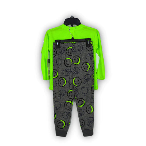 Jellifish - Green Smiley Pyjama (2 Piece)