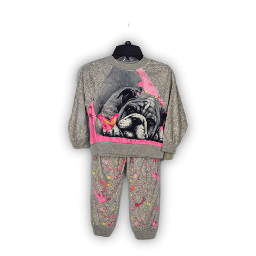 Jellifish - Grey Dog Pyjama (2 Piece)