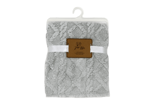 Jesse+Lulu® - Jesse & Lulu Sculpted Sherpa Blanket