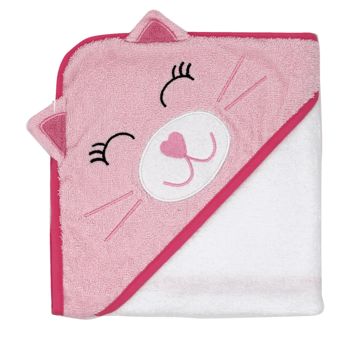 Jesse+Lulu® - Jesse+Lulu Animal Hooded Towel 100% Cotton