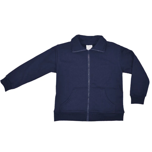 Johnson's Creation® - Johnson's Creation Navy Zippered Cardigan (available in adult sizes) - Made in Canada