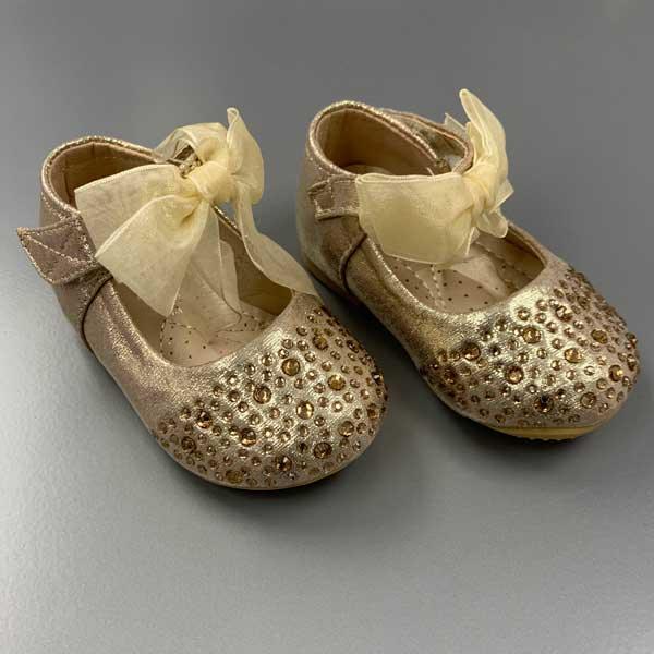 Jolene® - Jolene Baby Girl Rhinestone Dress Shoes - Gold