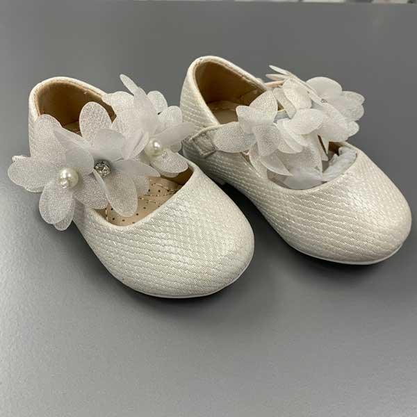 Jolene® - Jolene Baby Girl Flower Strap Dress Shoes - White