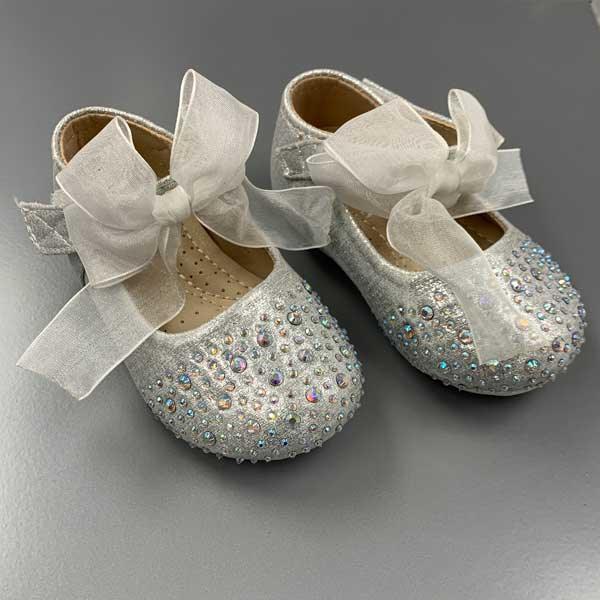 Jolene® - Jolene Baby Girl Rhinestone Dress Shoe - Silver