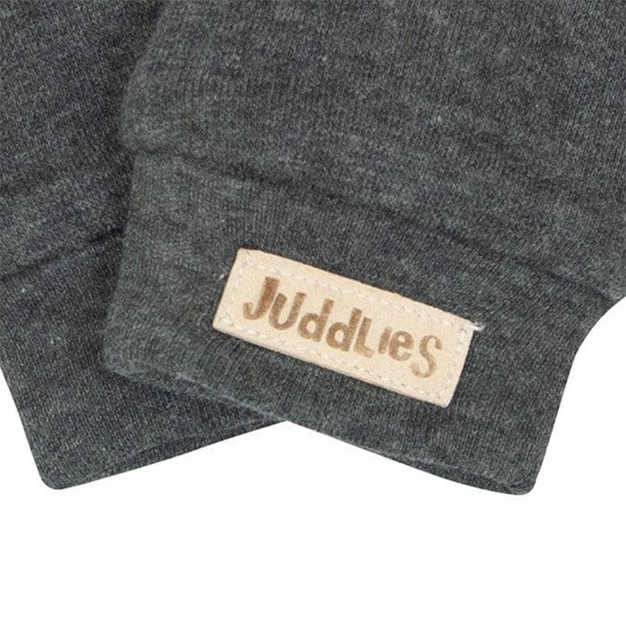 Juddlies Designs® - Juddlies Designs Breathe Eze Collection - Organic Cotton Scratch Mitts - Charcoal Fleck