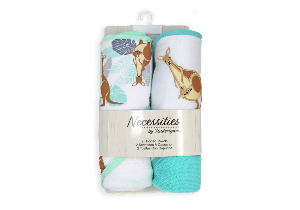 Necessities By Tendertyme 2 Pack Hooded Towel Set