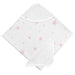 Kushies® - Kushies Hooded Bath Towel & Washcloth Set - Pink Stars