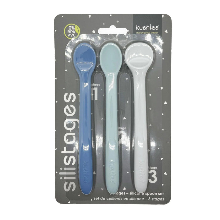Kushies® - Kushies SiliStages 3 Pack Spoon Set