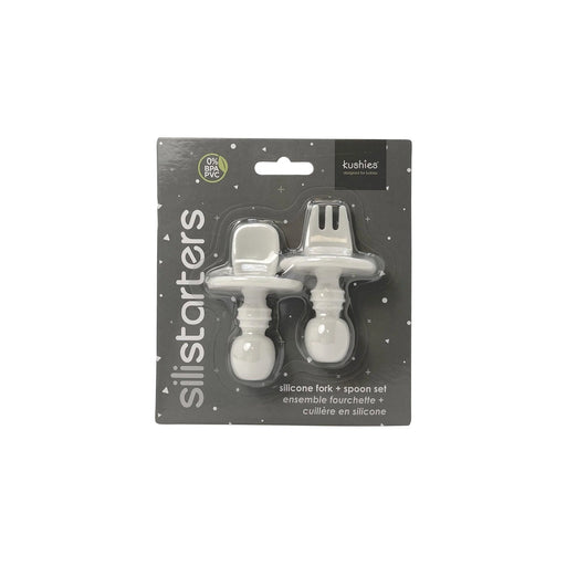 Kushies® - Kushies SiliStarters - Silicone Fork + Spoon Set