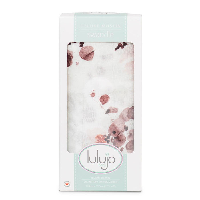 Lulujo® - Lulujo Bamboo Cotton Swaddle Eucalyptus