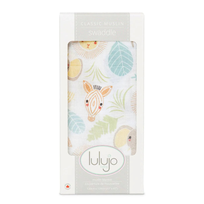 Lulujo® - Lulujo Baby Swaddle Blanket Muslin Cotton - Afrique