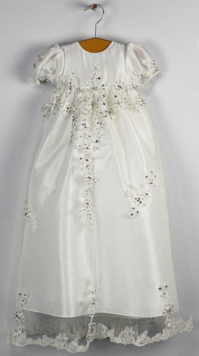 Macis Design® - Macis Design CH224 Macis Christening Gown - Ivory