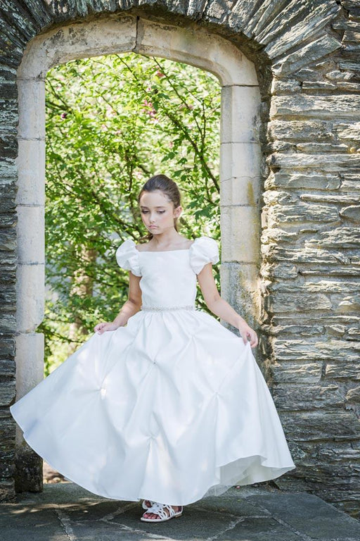 Macis Design® - Macis Design Girl Dress 1847 - Ivory