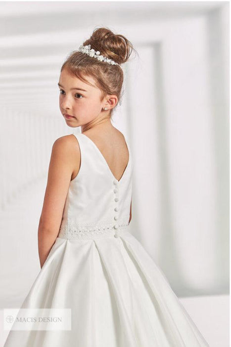 Macis Design® - Macis Design Girl Dress 1862 - White