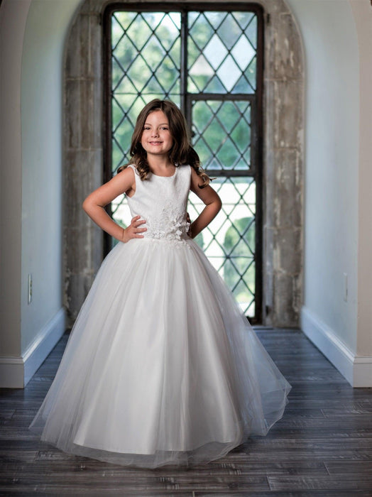 Macis Design® - Macis Design Girl Dress - Ivory - Style 73800