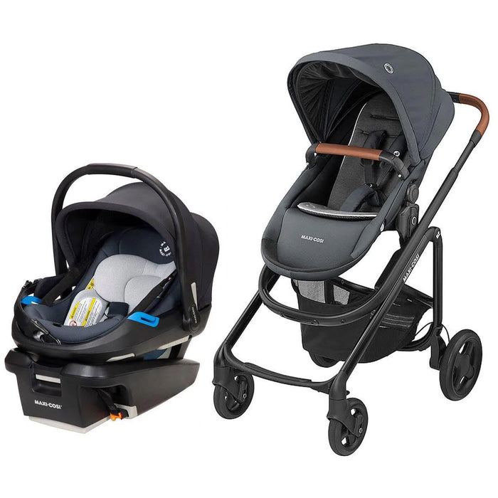 Maxi Cosi - Maxi Cosi Lila CP Coral Bundle - Essential Graphite (01379CFNB, 22304CFNB)