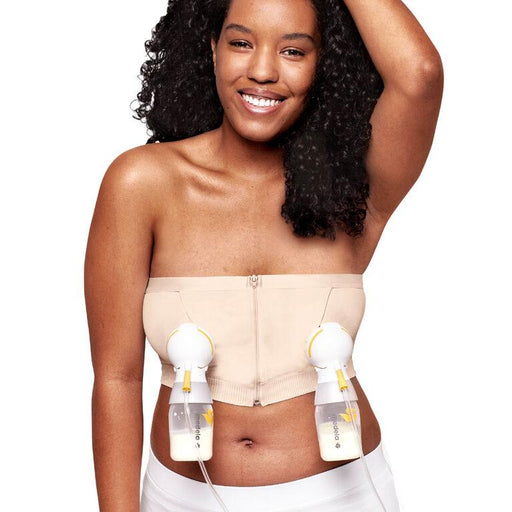 Medela® - Medela Hands Free Pumping Bustier - Chai