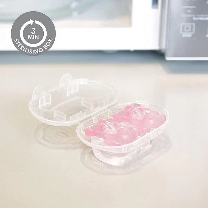 Medela® - Medela Senso Pearls Pacifiers - 2 Pack - Pink (6-18m)