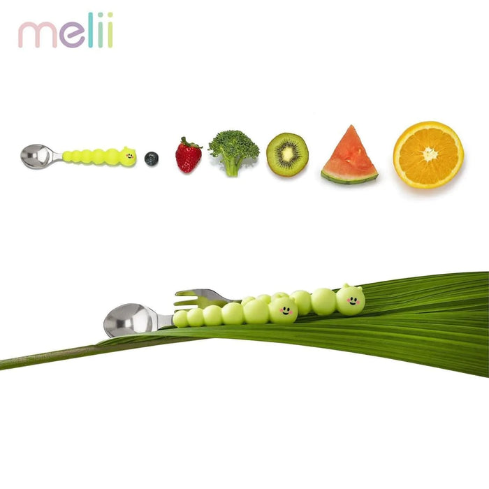 Melii® - Melii Caterpillar Spoon & Fork Set