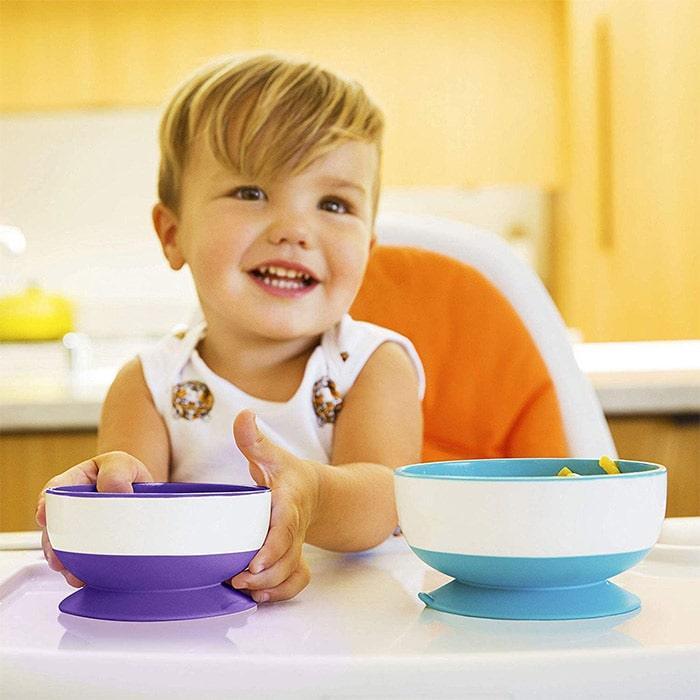 Munchkin® - Munchkin Toddler & Baby Stay Put Suction Bowls - 3 Pack