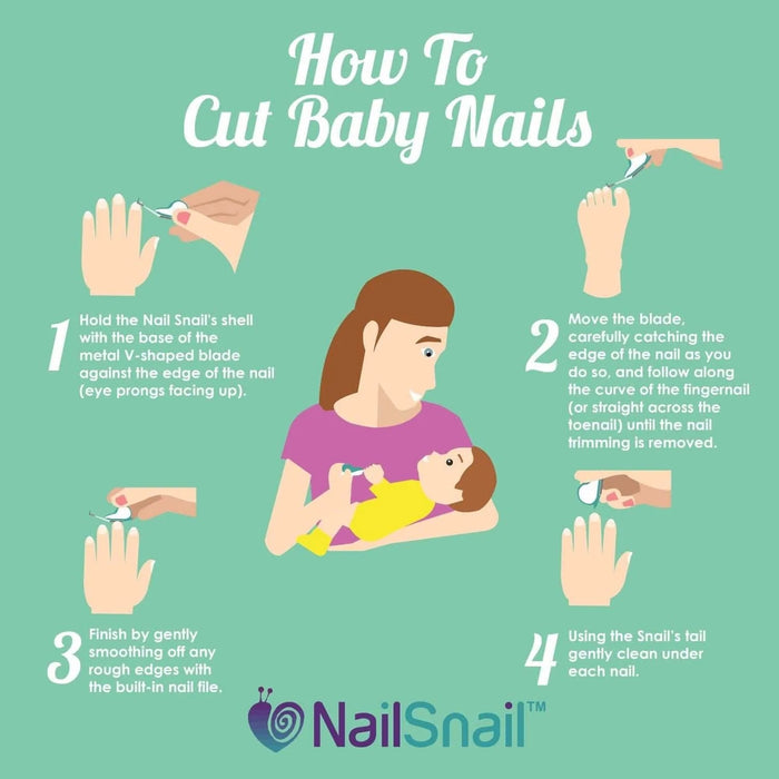 NailSnail® - Nail Snail - Baby Nail Trimmer