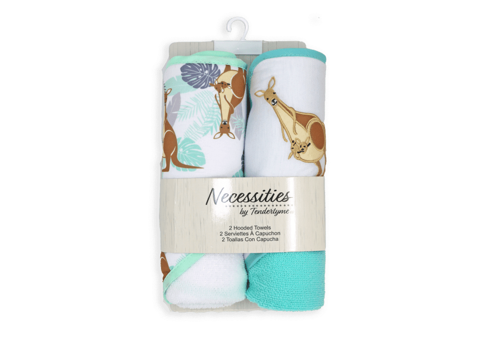 Necessities By Tendertyme - Necessities By Tendertyme 2 Pack Hooded Towel Set