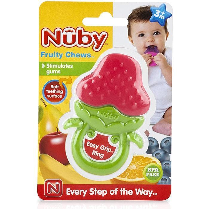 Nuby® - Nuby Fruity Chews Teething Toy  with Easy Grip Ring - 1 Pack