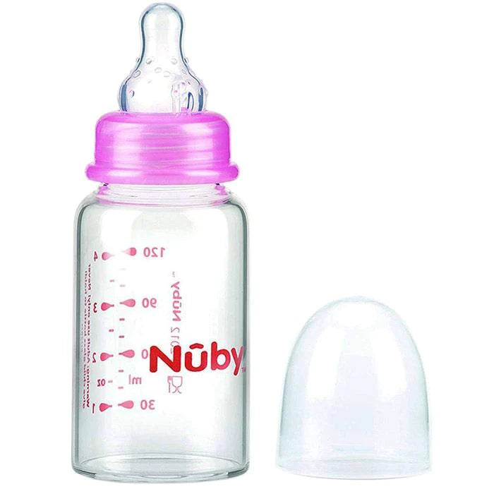 Nuby® - Nuby Glass Standard Neck Baby Bottles (4oz/120ml) - 1 Pack