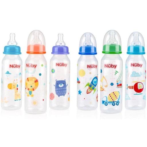 Nuby® - Nuby Non-Drip Baby Bottle Set - 8oz/240ml - 3 Pack