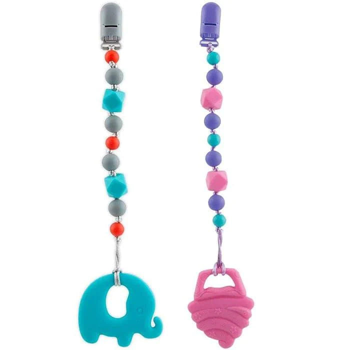 Nuby® - Nuby PaciFinder Pacifier Clip with Bonus Teether
