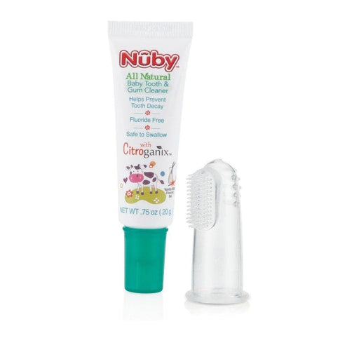 Nuby® - Nuby® All Natural Baby Tooth & Gum Cleaner with Gum Massager