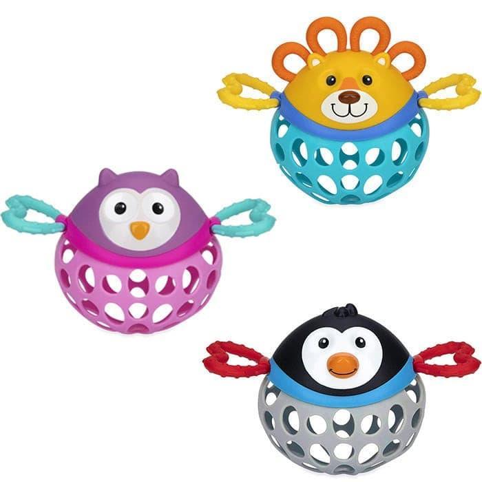 Nuby® - Nuby Silly Shakers Teether & Rattle Toy - Animals