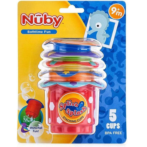 Nuby® - Nuby Splish Splash Stacking Cups Bath Toy - 5 Cups