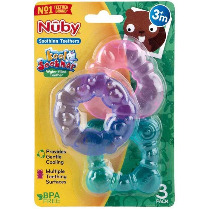 Nuby® - Nuby The Kool Soother Teething Ring Set - 3 Pack