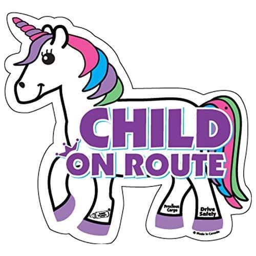 On Route Products® - Child on Route Car Magnet - Unicorn