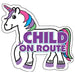 On Route Products® - Child on Route Car Magnet - Unicorn