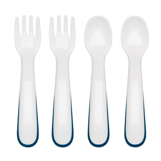 Oxo Tot® - Oxo Tot Plastic Fork & Spoon - Navy