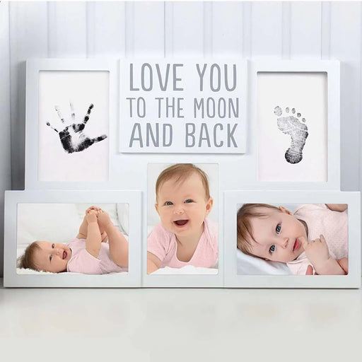 Pearhead® - Pearhead Baby Print Collage "Love You to the Moon and Back" Frame